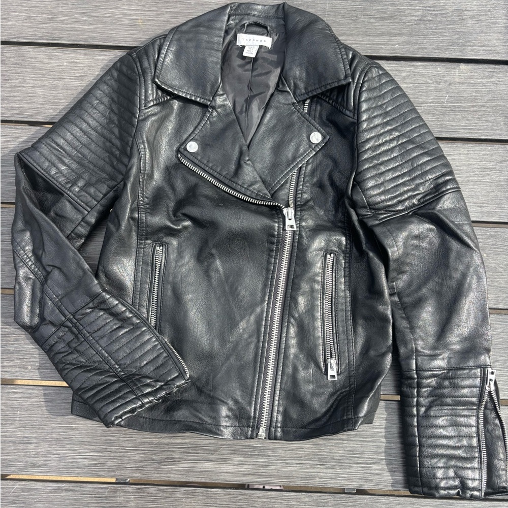 Topshop Leather Jacket